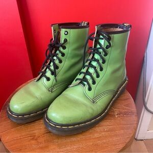 Vintage Dr.Martens made in England UK7 US women’s 9-9.5 Lime Green!